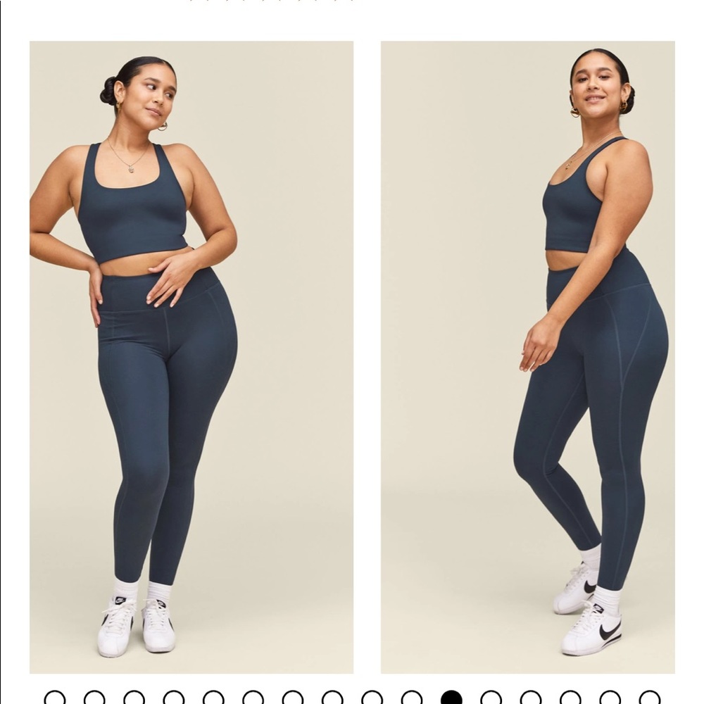 New Girlfriend Collective Compressive Leggings in Navy